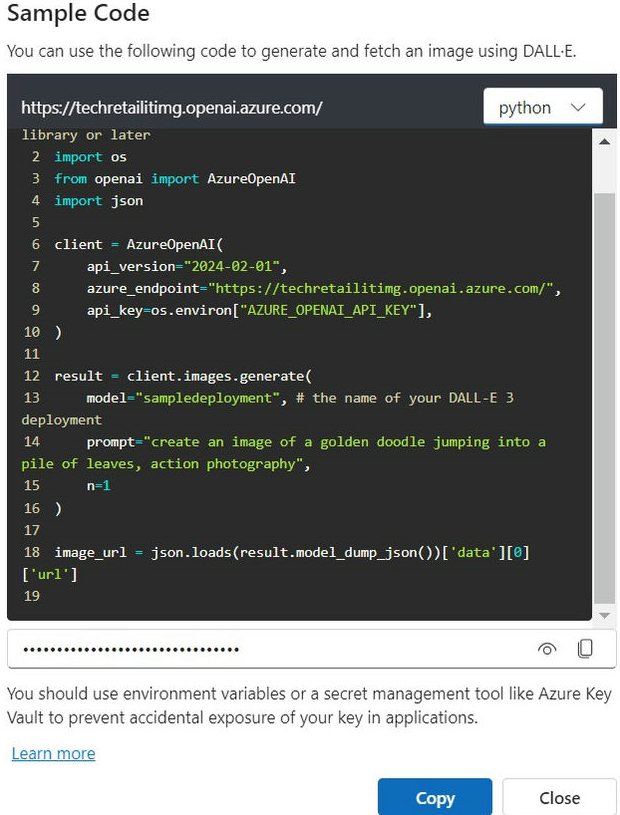 Click show code option